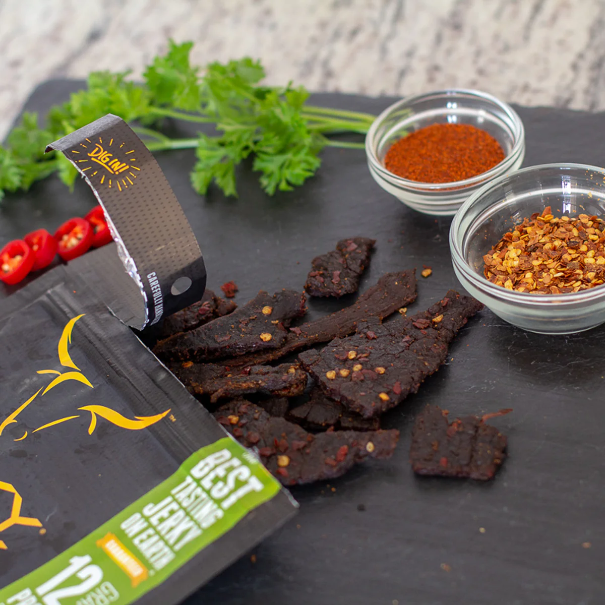 Chimichurri Wagyu Beef Jerky - Keto Friendly - Image 3
